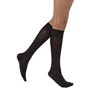BSN médico/Jobst 115133 opaco Manguera de compresión, rodilla alta, 20-30 mmHg, Punta cerrada, Medio, Negro clásico