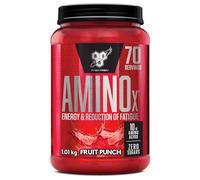 BSN Nutrition - Suplemento Amino X - Vitamina D y B6, Ponche de Frutas, 70 porciones, 1 kg