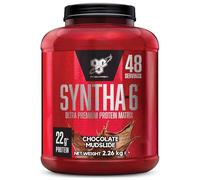 BSN Syntha 6 Proteína en Polvo Ultra-Premium para el Crecimiento y la Reparación Muscular, Bajo en Azúcar y Rico en Proteínas, Sabor Batido de Chocolate, 48 Porciones, 2,26 kg