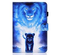Bspring Funda para 6" All-New Amazon Kindle(11ªgeneración, Modelo de 2024/2022), Carcasa Ligera Cubierta con Automático Estela/Sueño para Kindle 11ª Generación e-Reader,León