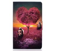 Bspring Funda para Samsung Galaxy Tab A8 10.5" 2021 SM-X200/X205, Ultra Slim PU Folio Tablet Caso Cover Samsung Tab A8 2021 Función de Soporte Carcasa Galaxy Tab A8 10.5",Panda