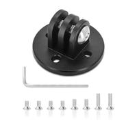 BSSOK Adaptador combinado de interfaz para Garmin Edge, adaptador de liberación rápida de montaje frontal compatible con cámara de acción GoPro y faros delanteros