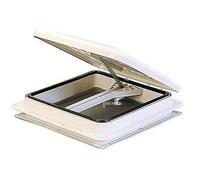 BSSTAIN - Lucarera de techo para caravana, 40 x 40 cm, 40 x 40 cm, color blanco
