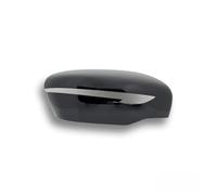 BSSTORE Carcasa de espejo retrovisor negro brillante compatible con Qashqai | Juke | X-Trail (izquierda - lado del conductor)