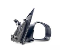 BSSTORE Espejo retrovisor exterior con carcasa para pintar, manual con sonda de temperatura, compatible con 500 l (izquierdo y lado del conductor)
