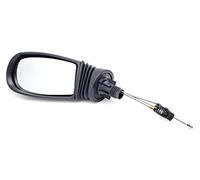 BSSTORE Espejo Retrovisor Externo Negro para PUNTO de 1999 a 2012 (188) Completo con Regulación Mecánica (Izquierda - Lado del Conductor)