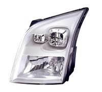 BSSTORE Faro delantero H4 compatible con Transit 2006 - 2013 | con predisposición regulación eléctrica | Códigos OEM 1452500, 1684408 (izquierda - lado conductor)