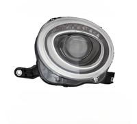 BSSTORE Faro delantero H7 compatible con 500 desde 2015 en adelante | Con motor de regulación eléctrica | Parabólica cromada | OEM: 52007418, 52129441, 52088871 (izquierda - lado del conductor)