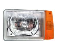 BSSTORE Faro proyector delantero R2 para Panda desde 1986 hasta 2003 (141, 141A) regulación eléctrica (lado del conductor)