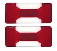 BSSTORE Faro trasero blanco/rojo sin portalámparas Compatible Con Iveco DAILY Modelo Cassonato IV, V, VI a partir de 2006 (par - derecho + izquierdo)