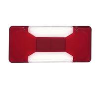 BSSTORE Faro trasero blanco/rojo sin portalámparas compatible con Iveco DAILY Modelo Cassonato IV, V, VI desde 2006 en adelante (lado del pasajero)