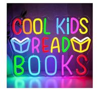 bssyung Luces de neón Lámpara de neón con ambiente relajante, para ideal para leer libros para niños, luces adecuadas