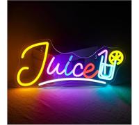 bssyung Luces de neón Para lámpara de neón palabra prestada Jugo para letrero LED pared