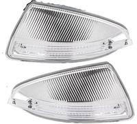 bssyung Repetidor indicador espejo retrovisor coche Luz indicadora de espejo lateral para Benz W204 C250 C300 C350 ML 2012 2013 2014 12 V señal para giro(1 Pair)