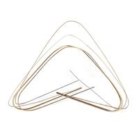 BSTCAR 4 Varillas de Soldadura de 0,5 Mm, 0,7 Mm, 1,0, 1,5, Alambre de Soldadura de Metal de Aleación de Aluminio y Cobre Plateado para Fabricación de Joyas