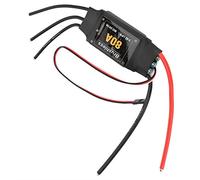 BSTCAR Accesorio de controlador de velocidad electrónico ESC sin escobillas de 80 A para helicóptero de aviones RC (80A))