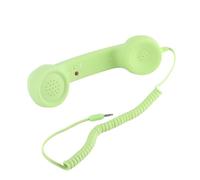 BSTCAR Auricular de Teléfono Celular USB Tipo C Auricular de Teléfono Celular Retro de Vintage a Prueba de Radiación con Conector de 3,5 Mm para Inteligente (Verde)