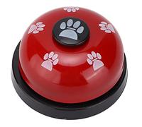 BSTCAR Campana de Entrenamiento para Mascotas, Campanas Educativas Interactivas Portátiles para Perros, Timbres de Juguete para Entrenamiento y Comunicación de Mascotas (Cubierta roja inferior negra.)