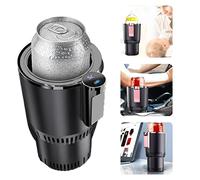 BSTCAR Enfriador y Calentador de Tazas para Coche 2 en 1 Enfriador y Calentador de Bebidas para Coche, Práctico Calentador de Tazas para Coche (Negro)