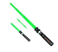 BSTCAR Sable de luz con luz y sonido, 78 cm, espada de plástico, juguete de juego de rol, apoyos, regalo para niños