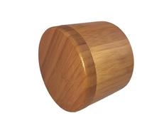BSTCAR Tarros de especias de madera, soporte para especias, sal y azúcar, recipiente con tapa de bambú, accesorios de cocina