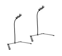 Bstepompre 2 trípodes ajustables con soporte para celular, soporte para superior, soporte para enseñanza en línea para transmisión en