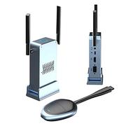 Bstepompre Transmisor y Receptor InaláMbrico Compatible con, Dispositivo InaláMbrico con la Misma Pantalla, Adaptador Convertidor VGA 4K Compatible con 2,4/5 GHz