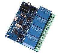 BSTiltion Módulo de relé USB, 4 canales, 5 V de alto rendimiento | PCB premium, funcionamiento estable, larga vida útil, control por ordenador