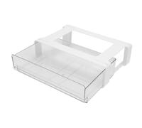 BSTiltion Organizador de Cajones Debajo del Escritorio, Diseño de Gran | Material plástico resistente, Adecuado para escritorios de fondo plano, Cómodo almacenamiento debajo de la mesa, Versátil