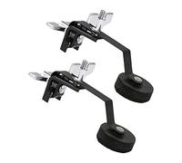 Bstinay 2 amortiguadores de tambor de metal silenciadores silenciadores para tambor de caja de 12 pulgadas, 14 pulgadas y 16 pulgadas, color negro