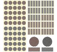 BSTKEY 100 piezas de papel autoadhesivo, redondo y rectangular, diseño de panal de abeja, para todos los partidos (soporte para coincidencias y fósforos no incluidos)