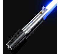 BSTSABER Actualización de la aplicación Control ANK Lightsaber, Smooth Swing 16 set efectos de sonido 3 efectos de luz y 16 colores cambiantes, sable luminoso de metal para adultos regalo cosplay