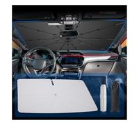 BSTW Apto para Opel Corsa F 2019-2025 Parasol delantero - Sombrilla giratoria 360° con protección UV y protección contra el calor | Parasol plegable Opel Corsa-e Accesorios