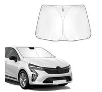 BSTW Parasol para Parabrisas de Renault Clio V 2020-2025 & Clio IV 2013-2019, Parasol Plegable con Aislamiento Térmico y Protección UV, Compatible con Renault Clio RS Line E-Tech Hybrid