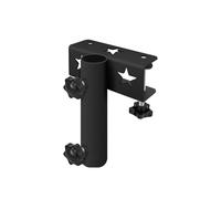 BSWAN Kit de montaje de poste de bandera lateral sin taladrar para caja de camión, soporte universal resistente para mástil de bandera de hasta 1.4 pulgadas