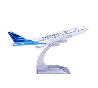 Bswath Modelo de avión a escala 1:400, modelo Indonesian Airlines Boeing 747, modelo de avión fundido a presión, modelo de avión de metal para regalo (verde