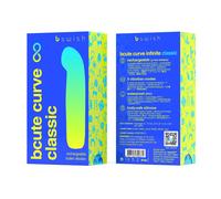 B swish - bcute curve infinite classic vibrador recargable silicona azul