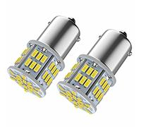 Bsxywa Bombilla P21w Led Ba15s 12V 24V, 5W Blanco 6000K, 54SMD, Para Luz de Marcha trás, Luces Traseras, Luces diurnas. (2 Piezas)