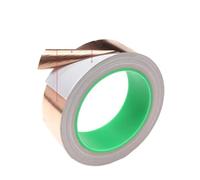 BSZCXBVMP Cinta conductora autoadhesiva de lámina de cobre, Cinta conductora de lámina cobre, rollo 20 m, 5-50 mm ancho, paquetes 1 a 5 rollos(Double,20M PER ROLL-3ROLLS-35MM)