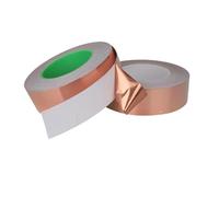 BSZCXBVMP Cinta conductora autoadhesiva de lámina de cobre, Cinta de lámina cobre conductora doble cara 50M 0,05-0,15mm 3-20mm(0.15mm,15mm)