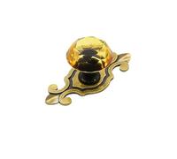 BSZCXBVMP Pomos de cristal para cajones, Perillas de cristal for cajones, 4 Uds., multicolor, 70x30x31mm, tipo taladro artístico for armario y(Bronze,Giallo)