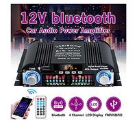 BT-998 AUDIO AUDIO HIFI AMPLIFICADOR DIGITAL AUMPIFICADOR DE AUDIO DE AUDIO DE AUTOMÁTICO AMPLIFICADOR Bluetooth FM USB SD Altavoces de subwoofer de radio(12V Adapter for home)