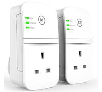BT Adaptador de banda ancha Powerline Flex 600, cable AV600, toma de paso (renovado)