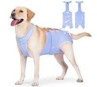 BT Bear Traje de recuperación de cirugía para perros para mujeres y hombres, traje de cuerpo postoperatorio para perros alternativos de cono, ajustable para evitar lamer perros pequeños y medianos