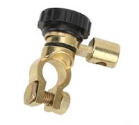 BT-KGL01/Z Interruptor de desconexión de batería giratorio tipo L, disyuntor de terminal negativo automotriz de 100 A para caravanas, ATV y uso marino, aleación de latón resistente al óxido, corriente