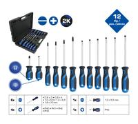 BRILLIANT Tools Screwdriver Set, 12-pcs, Slotted, PH