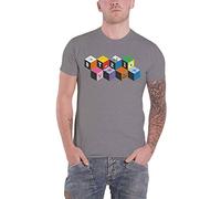 Bt21 - T-Shirt # M Unisex Grey # Blocks