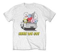 Bt21 - T-Shirt # M Unisex White # Here We Go