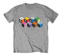 Bt21 - T-Shirt # S Unisex Grey # Blocks