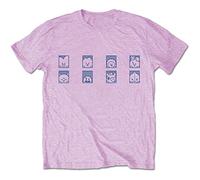 Bt21 - T-Shirt # S Unisex Pink # Group Squares